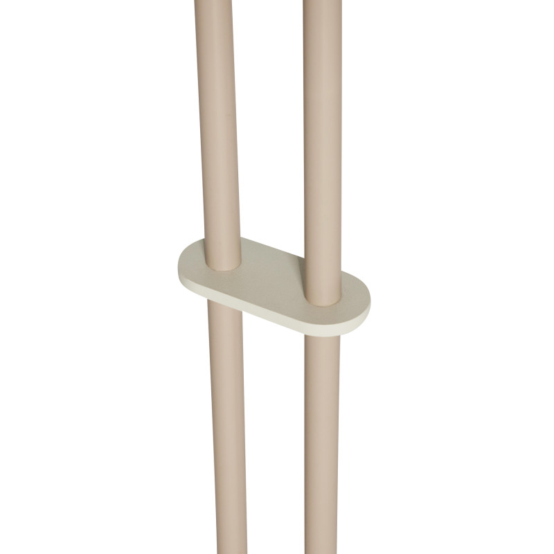 Lampadaire double beige verre blanc 30x50x165 cm Como Hübsch - 3