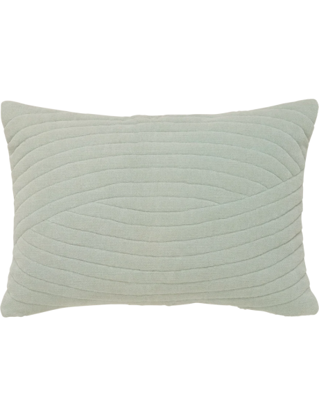 Coussin rectangulaire vert sauge chenille de coton 60x40 cm Arco Urban Nature Culture - 2