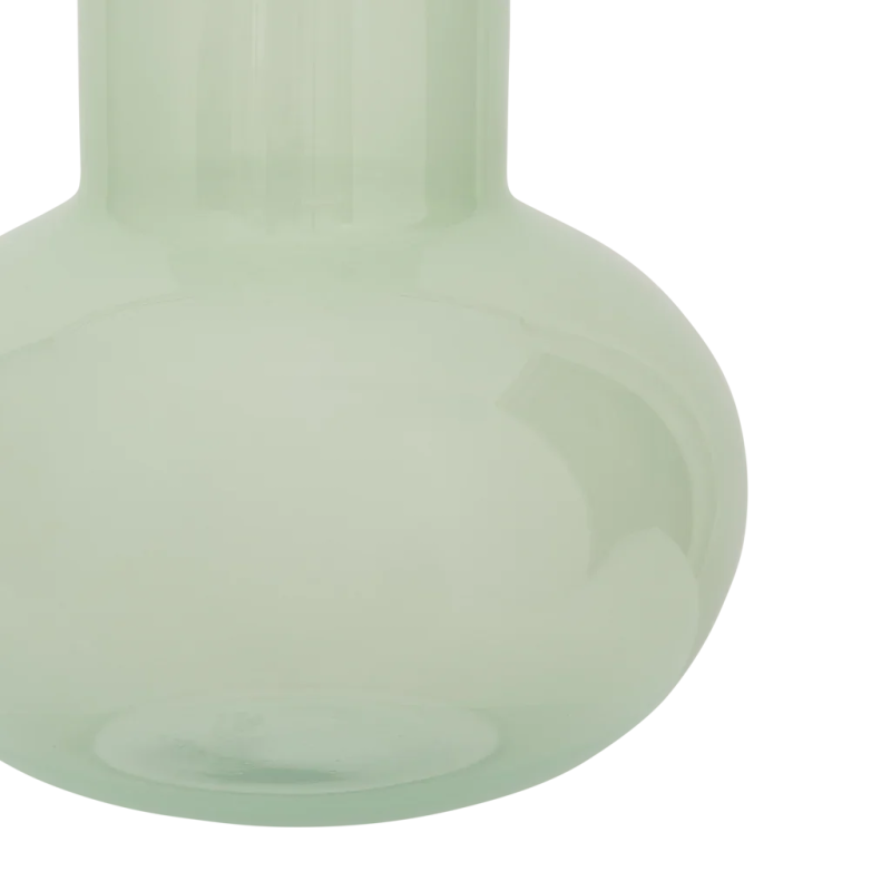 Vase boule verre recyclé vert clair 28x28,4 cm Collo Urban Nature Culture - 2