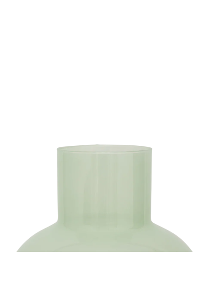 Vase boule verre recyclé vert clair 28x28,4 cm Collo Urban Nature Culture - 4