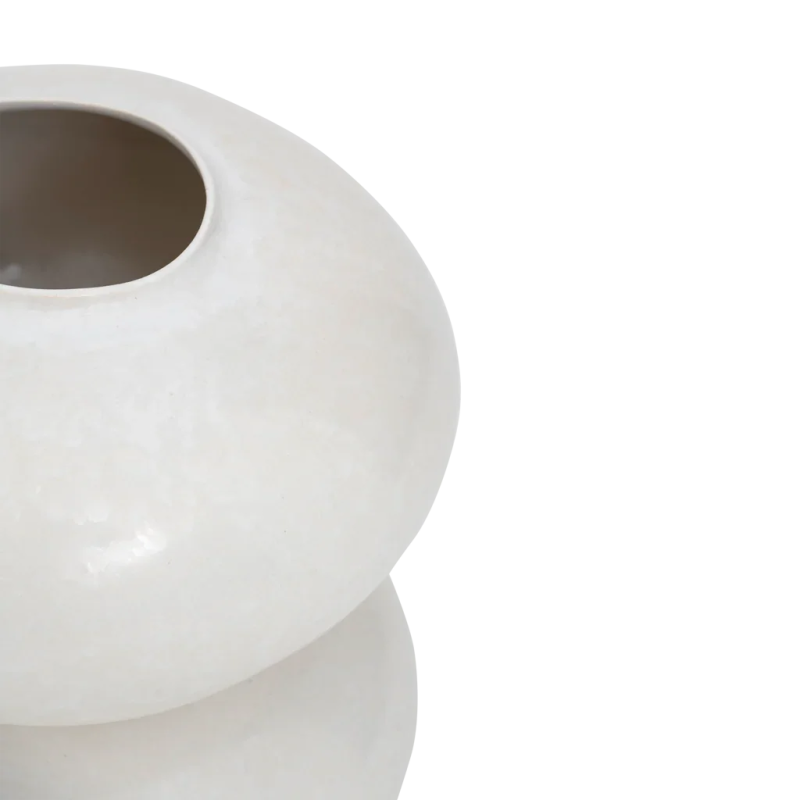 Vase boule céramique blanc cassé 41 cm Foss Urban Nature Culture - 3