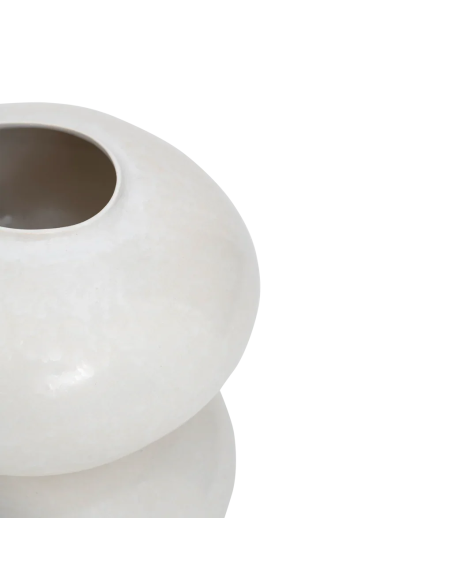 Vase boule céramique blanc cassé 41 cm Foss Urban Nature Culture - 3