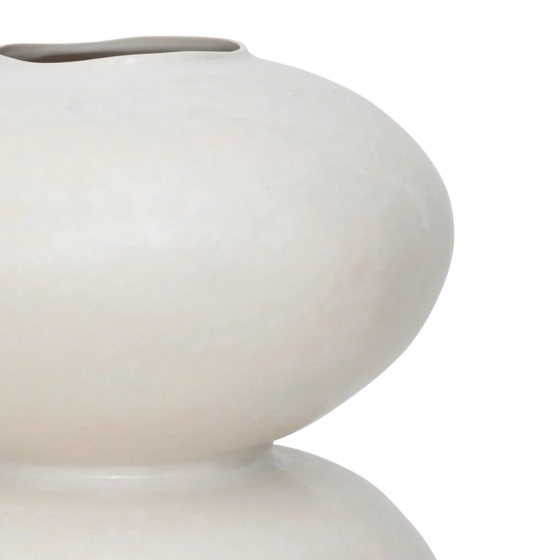 Vase boule céramique blanc cassé 41 cm Foss Urban Nature Culture - 4