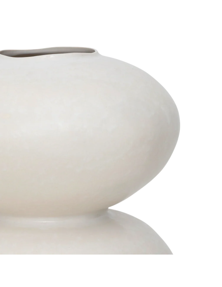 Vase boule céramique blanc cassé 41 cm Foss Urban Nature Culture - 4
