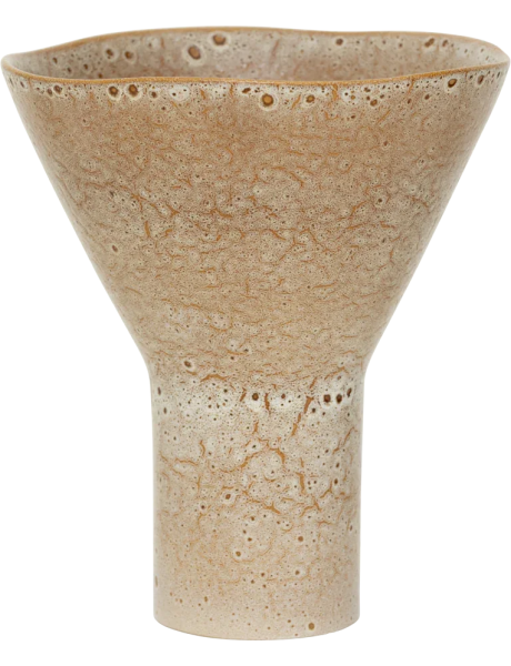 Vase céramique beige moucheté 28,5 cm Yaro Urban Nature Culture - 1