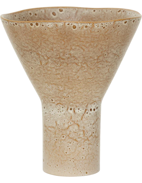 Vase céramique beige moucheté 28,5 cm Yaro Urban Nature Culture - 1