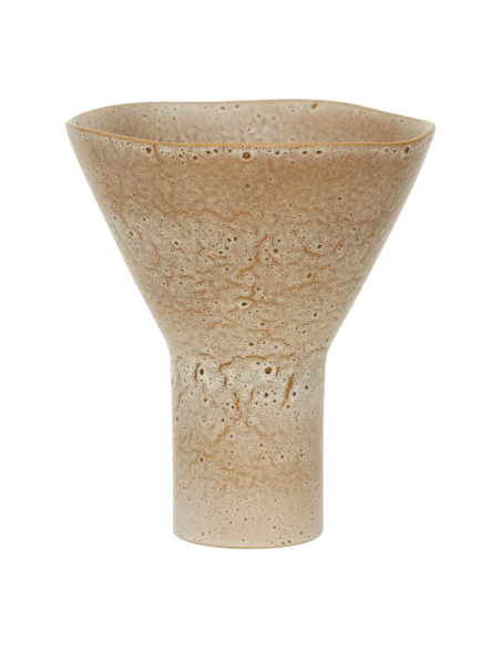 Vase céramique beige moucheté 28,5 cm Yaro Urban Nature Culture - 3