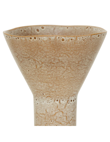 Vase céramique beige moucheté 28,5 cm Yaro Urban Nature Culture - 4