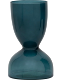 Vase verre recyclé vert foncé 16x27 cm Ebbe