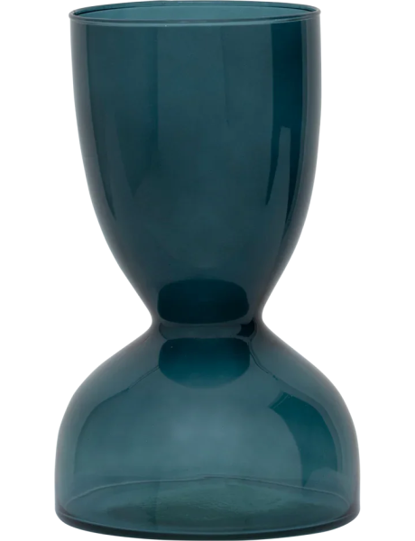 Vase verre recyclé vert foncé 16x27 cm Ebbe Urban Nature Culture - 1