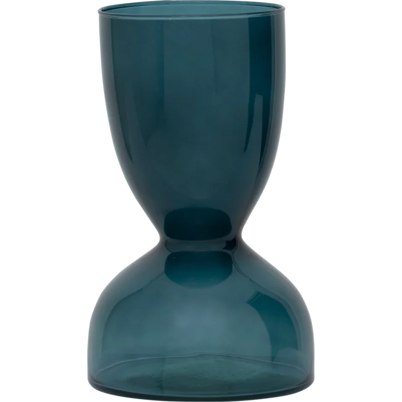 Vase verre recyclé vert foncé 16x27 cm Ebbe Urban Nature Culture - 1