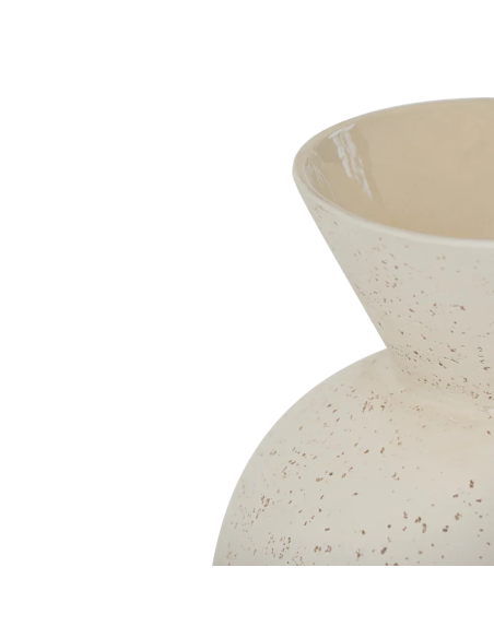 Vase céramique blanc cassé moucheté 27 cm Thabo Urban Nature Culture - 3