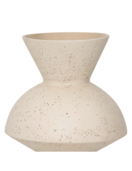 Vase céramique blanc cassé moucheté 27 cm Thabo Urban Nature Culture - 5