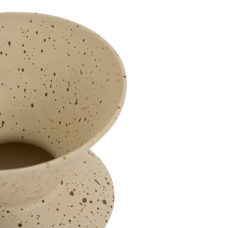 Vase céramique beige moucheté 26 cm Thandi Urban Nature Culture - 4