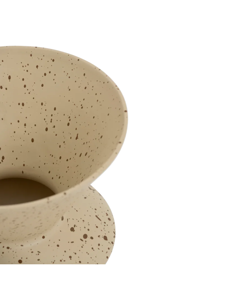 Vase céramique beige moucheté 26 cm Thandi Urban Nature Culture - 4