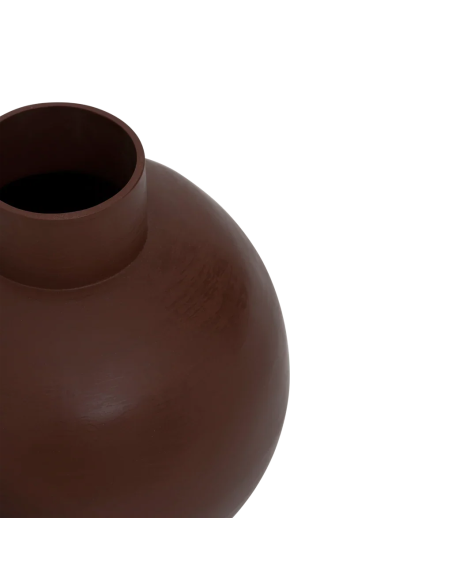 Grand vase céramique marron rouge 40 cm Ilo Urban Nature Culture - 4