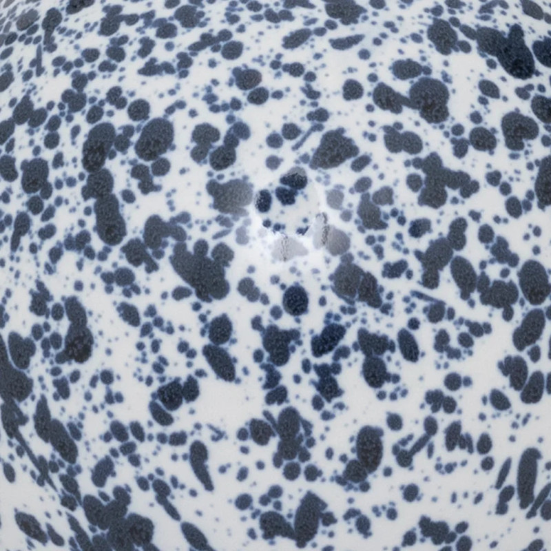 Bougeoir céramique moucheté bleu blanc 22 cm Rosie Urban Nature Culture - 4