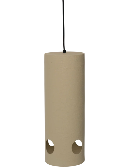Suspension métal ajourée beige grège 54 cm Shania Urban Nature Culture - 1