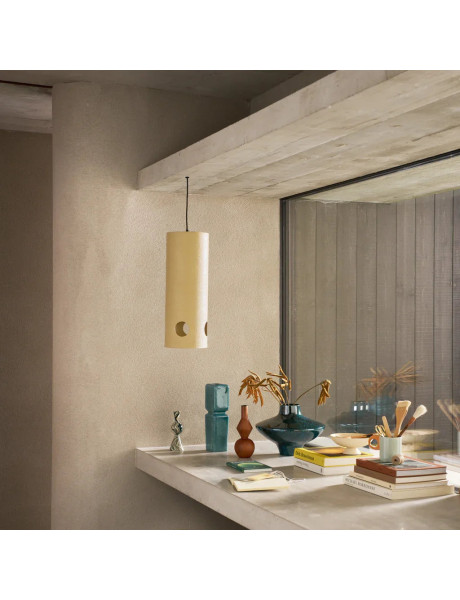 Suspension métal ajourée beige grège 54 cm Shania Urban Nature Culture - 2