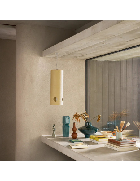 Suspension métal ajourée beige grège 54 cm Shania Urban Nature Culture - 2