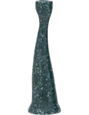 Bougeoir céramique vert forêt 24,5 cm Grace