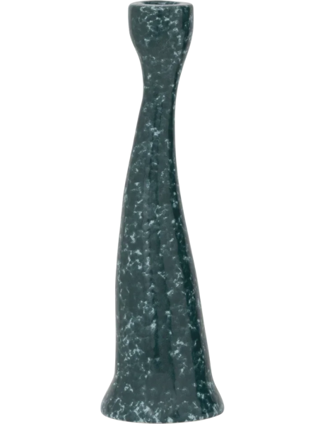 Bougeoir céramique vert forêt 24,5 cm Grace Urban Nature Culture - 1