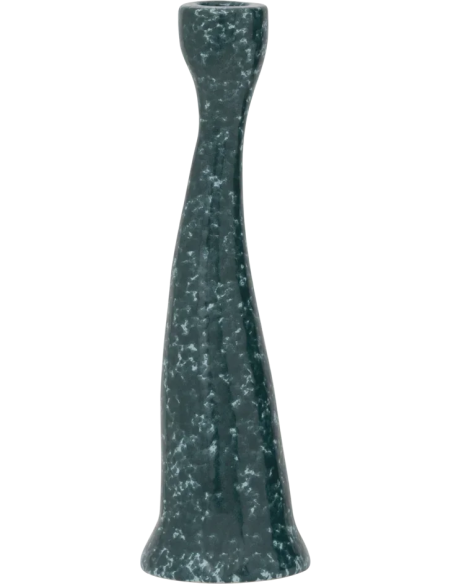 Bougeoir céramique vert forêt 24,5 cm Grace Urban Nature Culture - 1