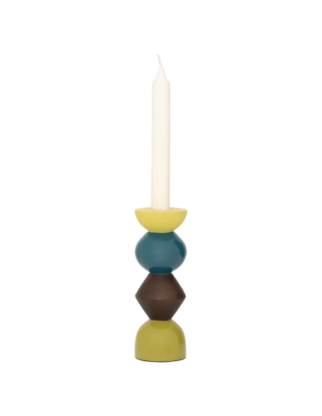 Bougeoir totem en bois de manguier 19 cm Signe Urban Nature Culture - 3