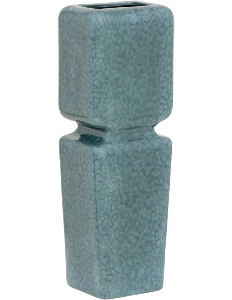Vase haut céramique bleu vert 12x9x35 cm Anders Urban Nature Culture - 1