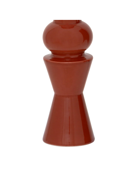 Vase soliflore céramique rouge 8,5x30 cm Poul Urban Nature Culture - 4