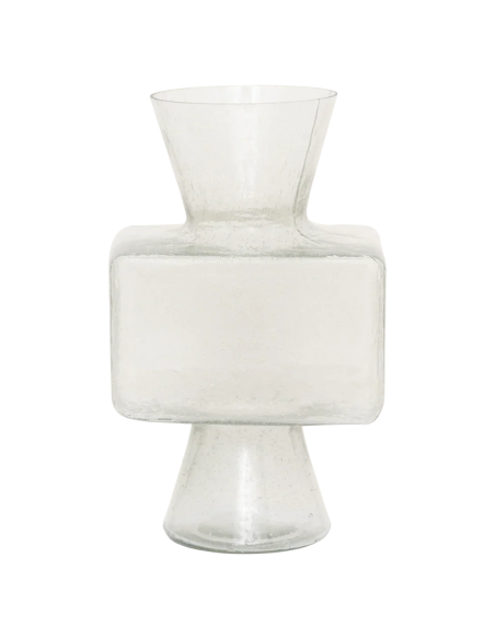 Vase en verre recyclé transparent 21x36 cm Cloe Urban Nature Culture - 3