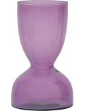 Vase en verre recyclé lilas 16x27 cm Ebbe