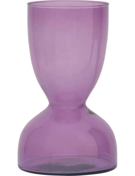 Vase en verre recyclé lilas 16x27 cm Ebbe Urban Nature Culture - 1