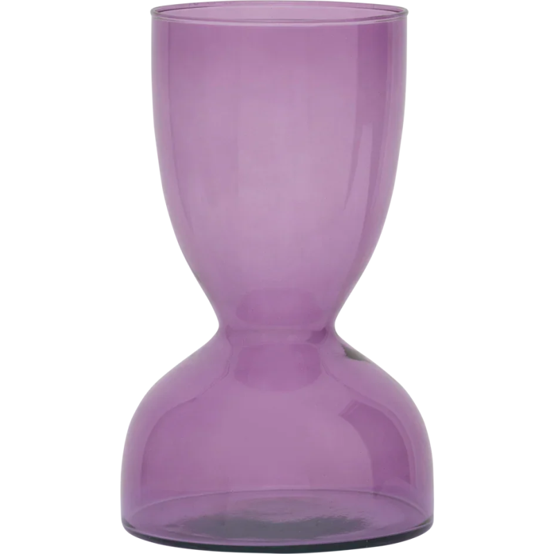Vase en verre recyclé lilas 16x27 cm Ebbe Urban Nature Culture - 1