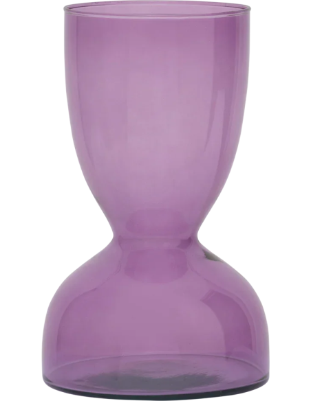 Vase en verre recyclé lilas 16x27 cm Ebbe Urban Nature Culture - 1
