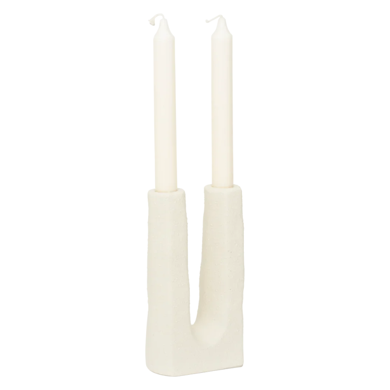 Chandelier double céramique blanc cassé 10,7x5x20 cm Tomas Urban Nature Culture - 5