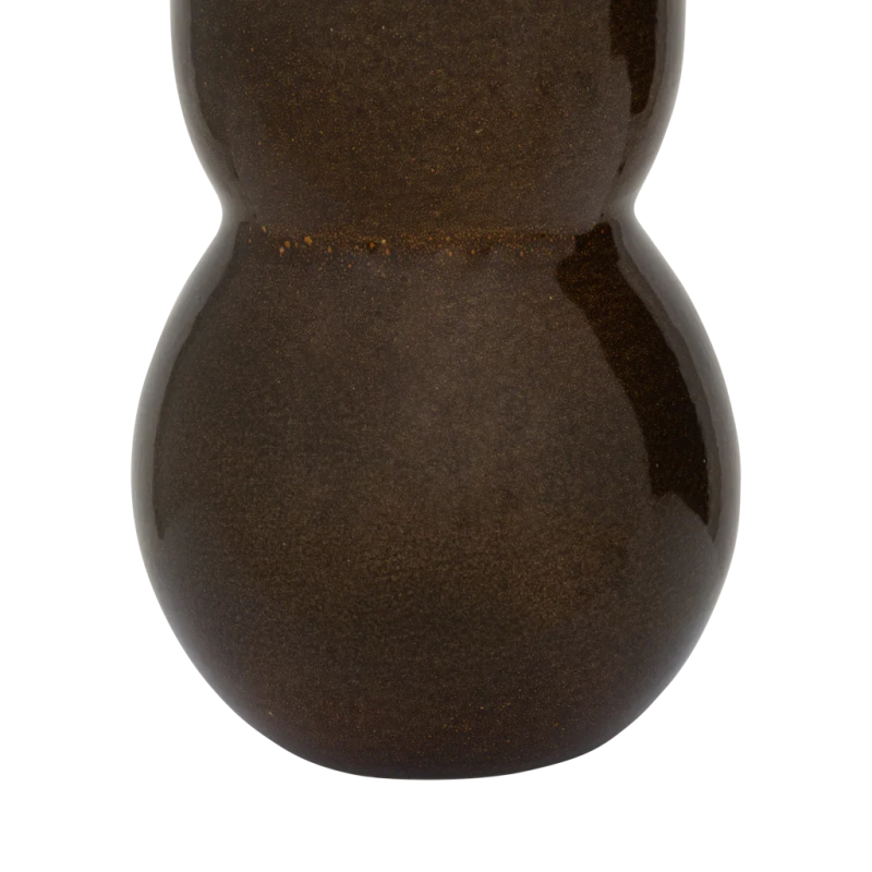 Vase céramique marron émail réactif 17,5x28 cm Noan Urban Nature Culture - 4