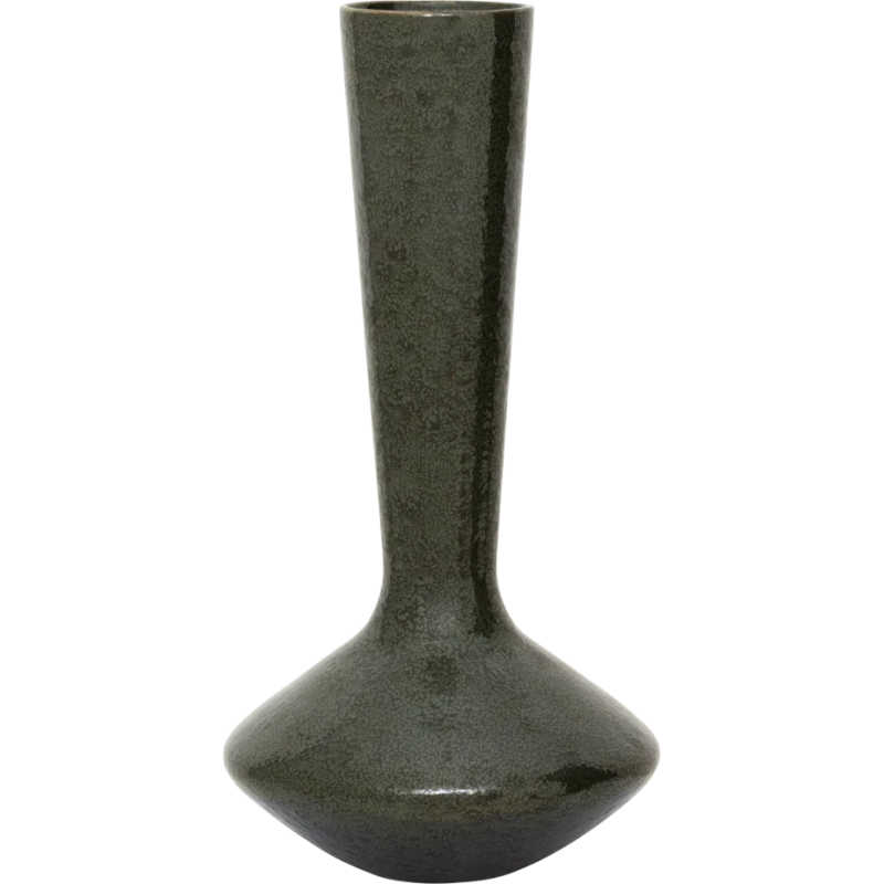 Vase haut céramique vert olive 25x50 cm Tynn Urban Nature Culture - 1