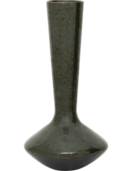 Vase haut céramique vert olive 25x50 cm Tynn Urban Nature Culture - 1