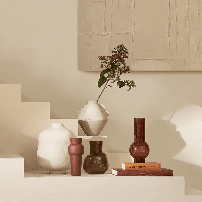Grand vase céramique blanc mat 34x42 cm Mille Urban Nature Culture - 3