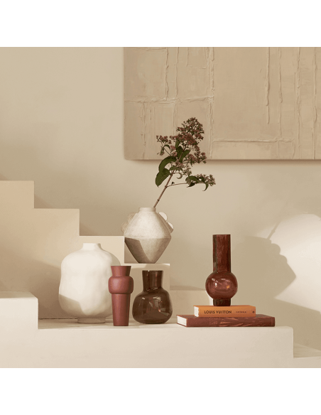 Grand vase céramique blanc mat 34x42 cm Mille Urban Nature Culture - 3
