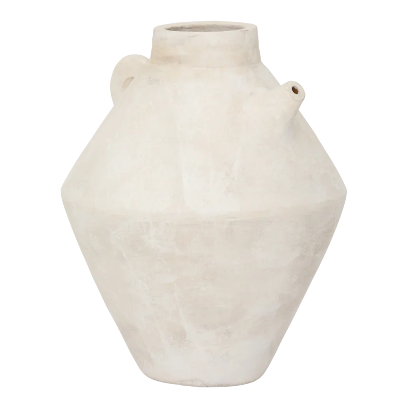 Vase amphore terre cuite blanche Ø22,4x28 cm Pico Urban Nature Culture - 3