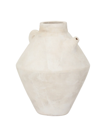 Vase amphore terre cuite blanche Ø22,4x28 cm Pico Urban Nature Culture - 3