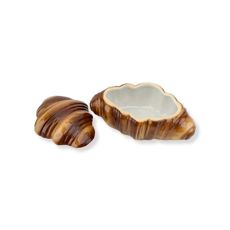 Boîte décorative croissant en dolomite brune 16,5x10x7,5 cm Croissant Housevitamin - 3