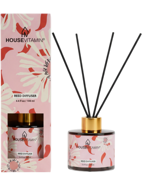 Diffuseur parfum bâtonnets pivoine 100 ml Peony Blush Housevitamin - 1