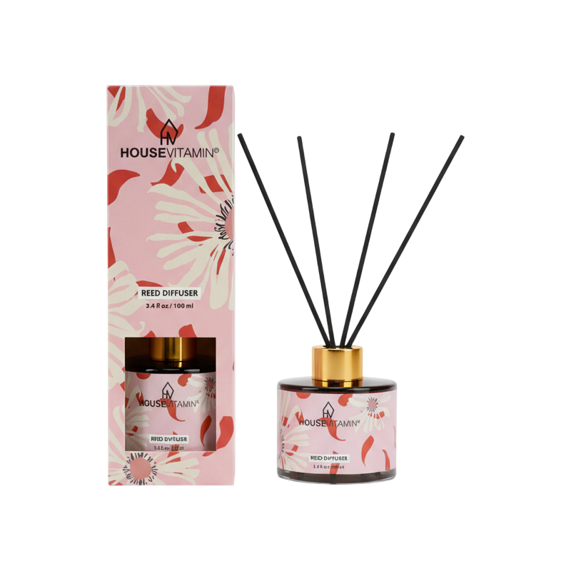 Diffuseur parfum bâtonnets pivoine 100 ml Peony Blush Housevitamin - 1