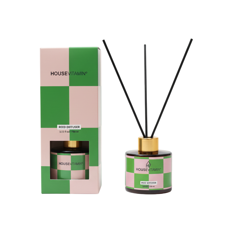 Diffuseur parfum bâtonnets concombre en verre 100 ml Cucumber Housevitamin - 1