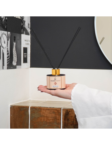 Diffuseur parfum bâtonnets ambre en verre 100 ml Amber Housevitamin - 3