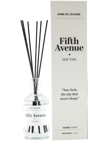 Diffuseur parfum bâtonnets boisé 100 ml Fifth Avenue New York Housevitamin - 1