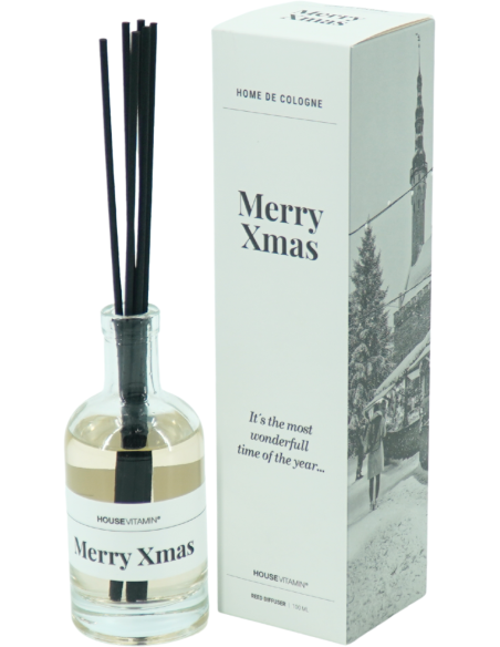 Diffuseur de parfum Noël pomme cannelle 100 ml Merry Xmas Housevitamin - 1